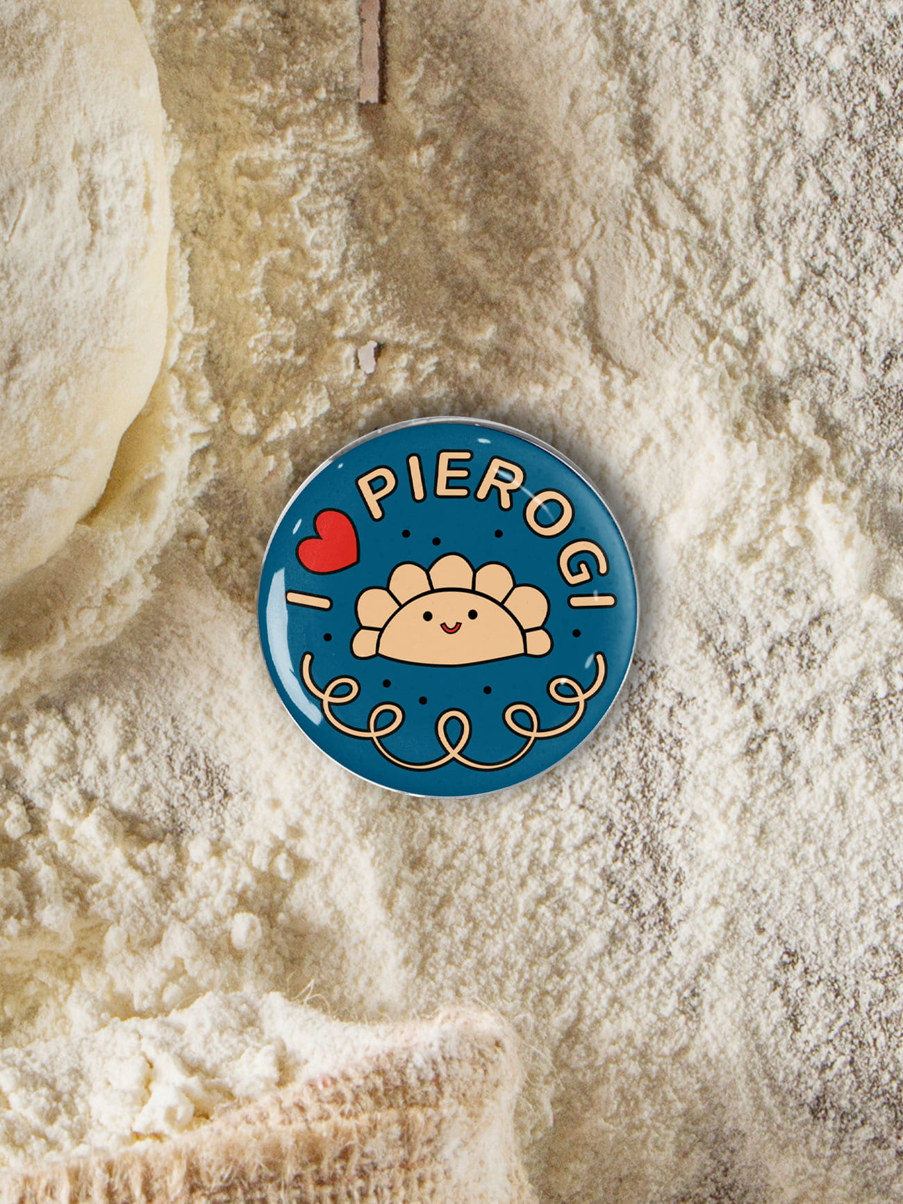 I LOVE PIEROGI / przypinka