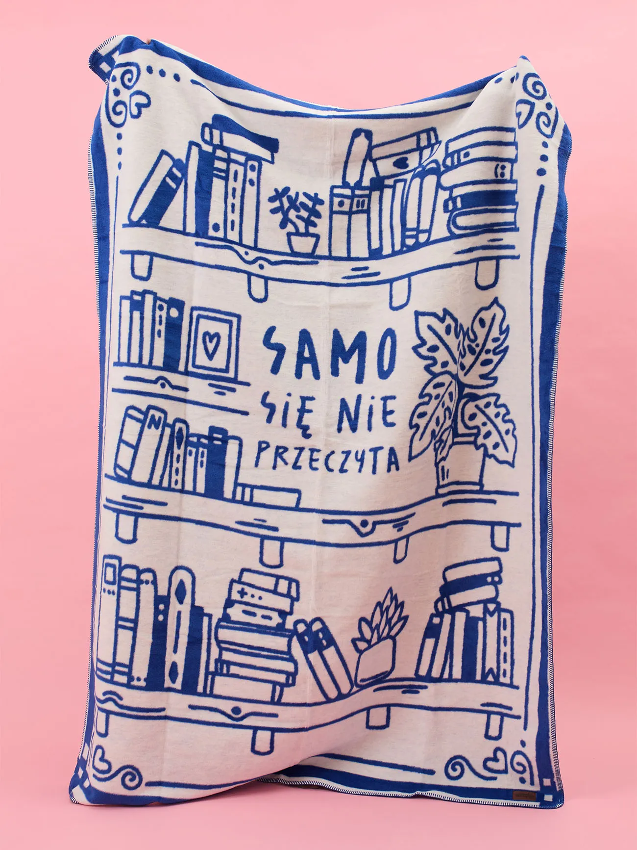 SAMO SIĘ NIE PRZECZYTA / koc