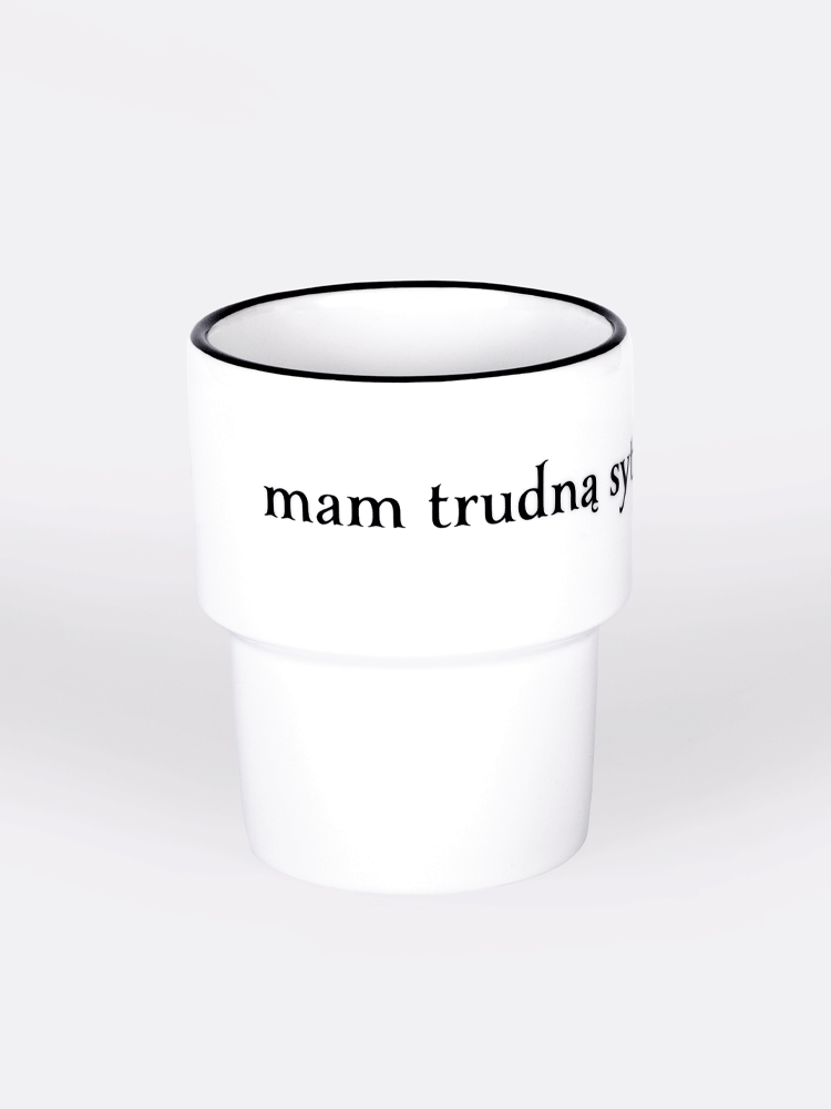 TRUDNA SYTUACJA LIRYCZNA / kubek