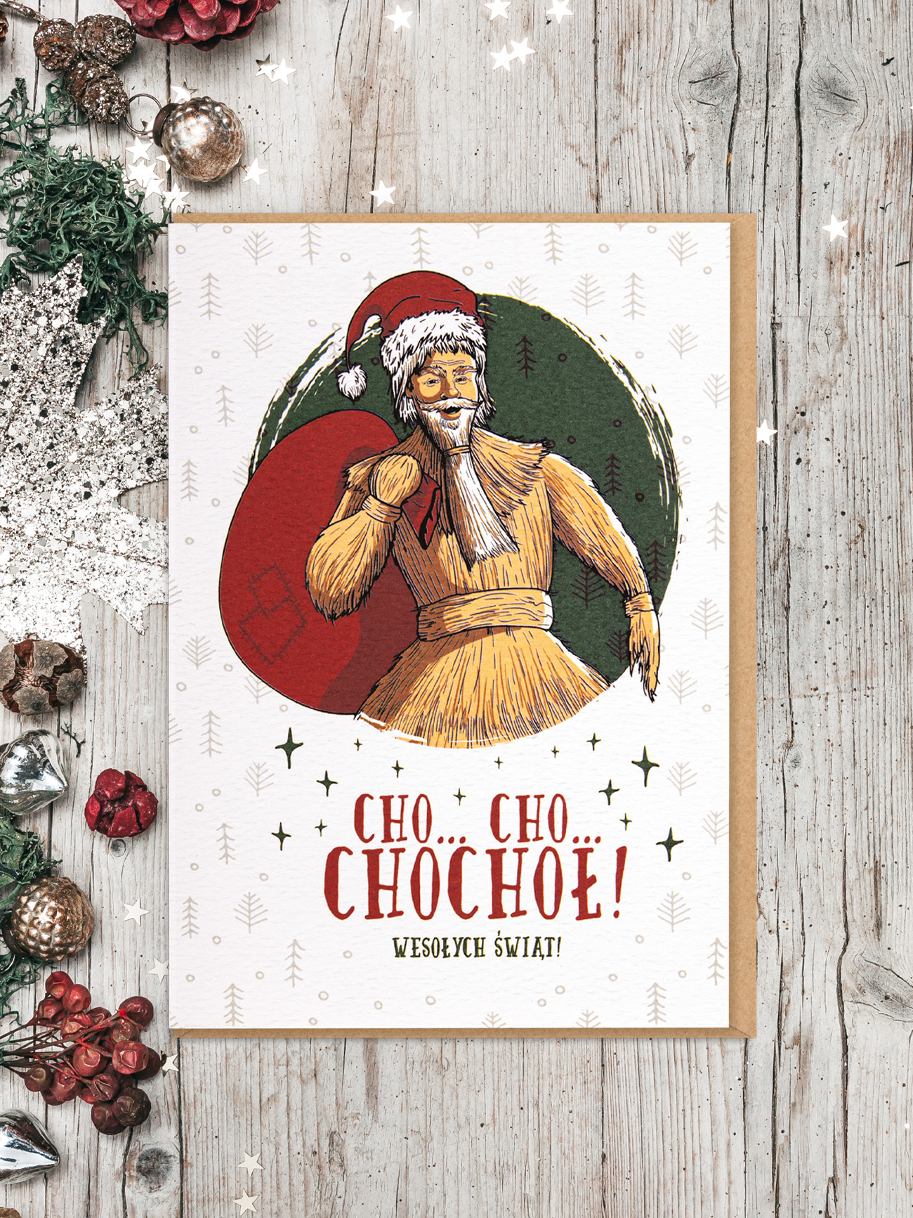 CHOCHOŁ / Wyspiański / kartka bożonarodzeniowa