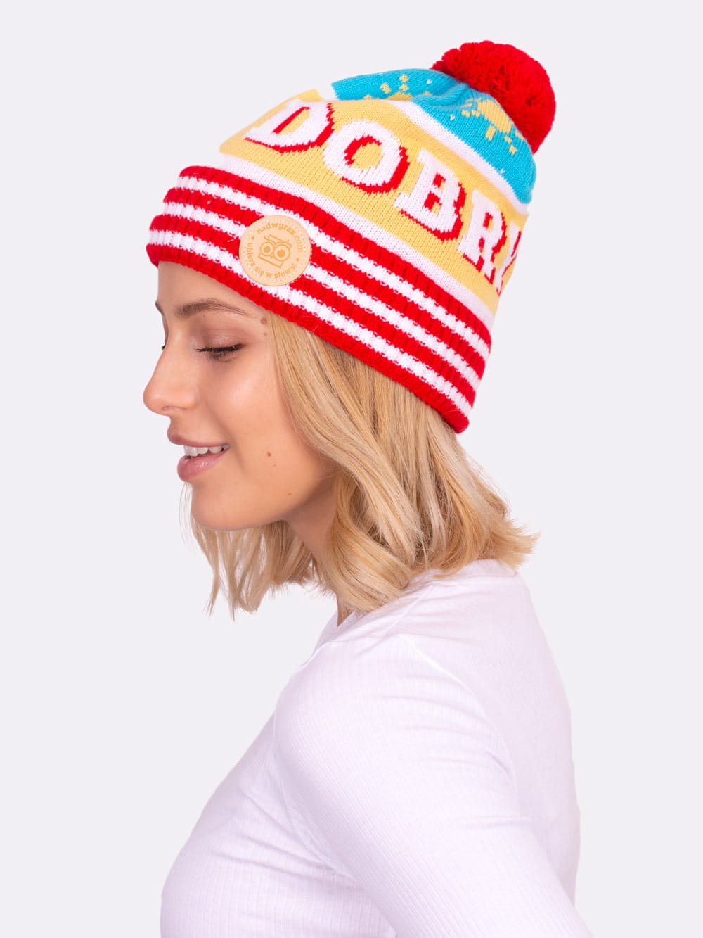 DZIEŃ DOBRY / czapka zimowa